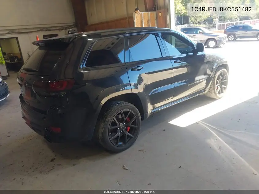 2019 JEEP GRAND CHEROKEE VIN 1C4RJFDJ8KC551482 — фото 4