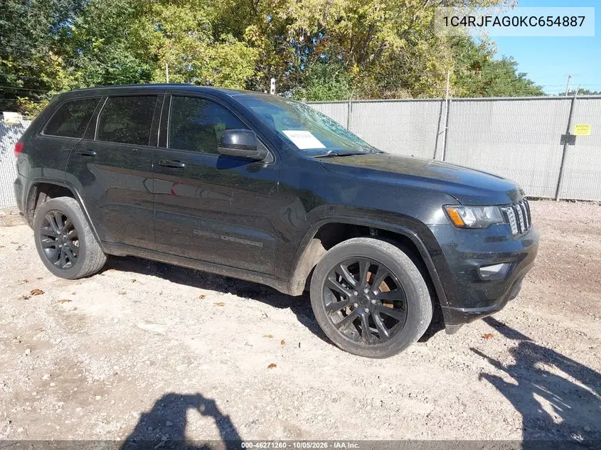 JEEP GRAND CHEROKEE 2019, VIN 1C4RJFAG0KC654887