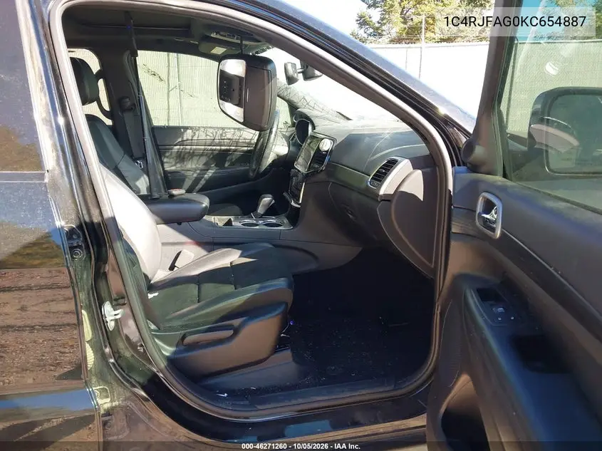 2019 JEEP GRAND CHEROKEE VIN 1C4RJFAG0KC654887 — фото 5