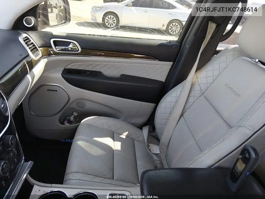 2019 JEEP GRAND CHEROKEE VIN 1C4RJFJT1KC748614 — фото 5