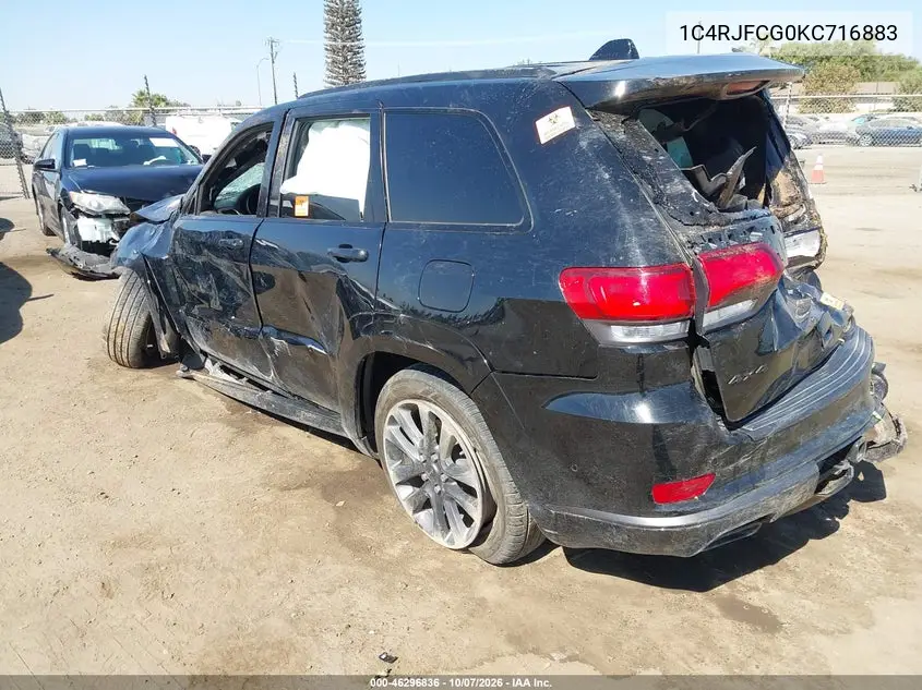 2019 JEEP GRAND CHEROKEE VIN 1C4RJFCG0KC716883 — фото 3