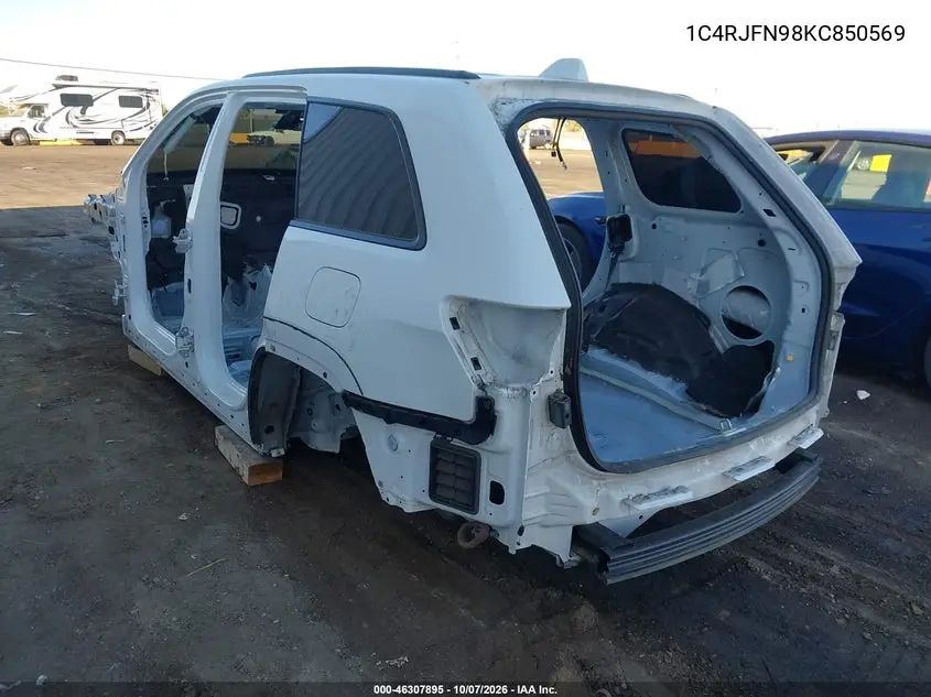 2019 JEEP GRAND CHEROKEE VIN 1C4RJFN98KC850569 — фото 3