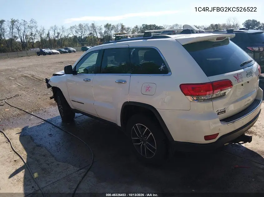 2019 JEEP GRAND CHEROKEE VIN 1C4RJFBG2KC526522 — фото 3