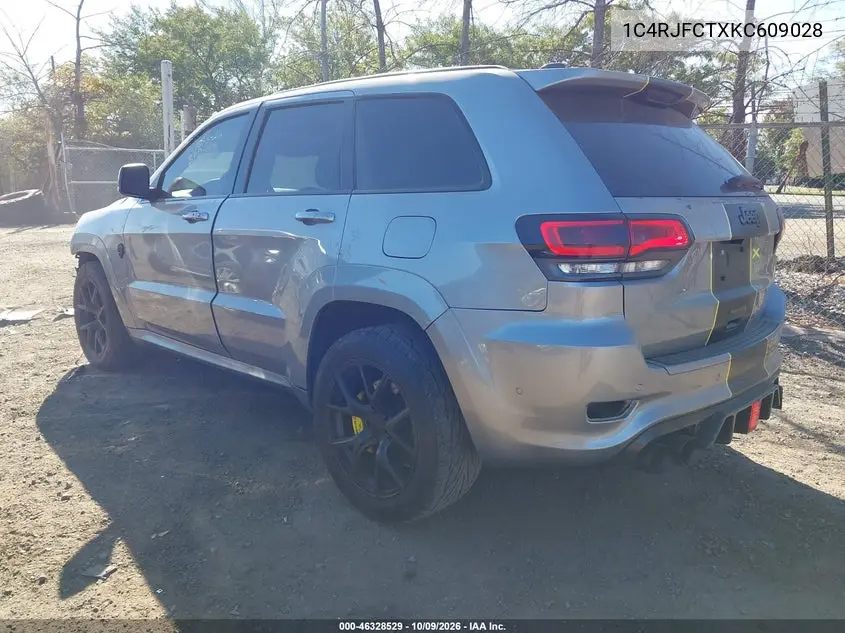2019 JEEP GRAND CHEROKEE VIN 1C4RJFCTXKC609028 — фото 3