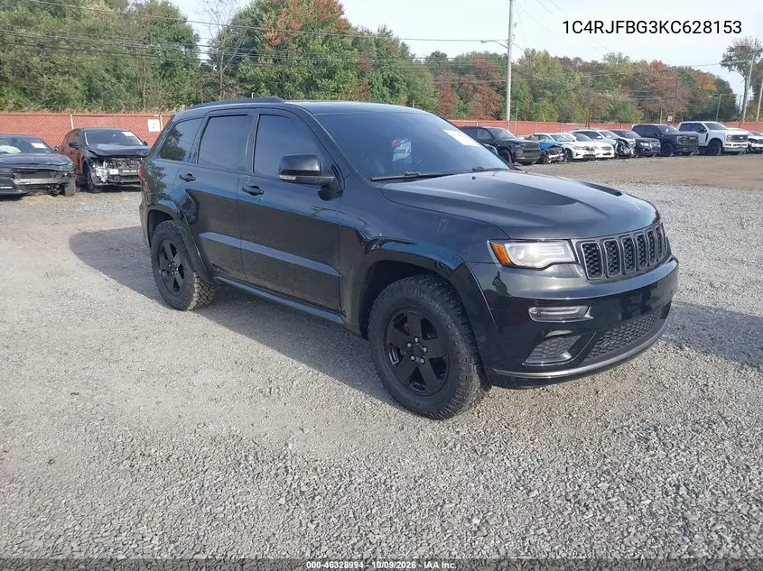 JEEP GRAND CHEROKEE 2019, VIN 1C4RJFBG3KC628153