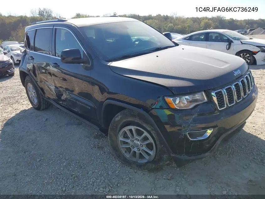 JEEP GRAND CHEROKEE 2019, VIN 1C4RJFAG6KC736249