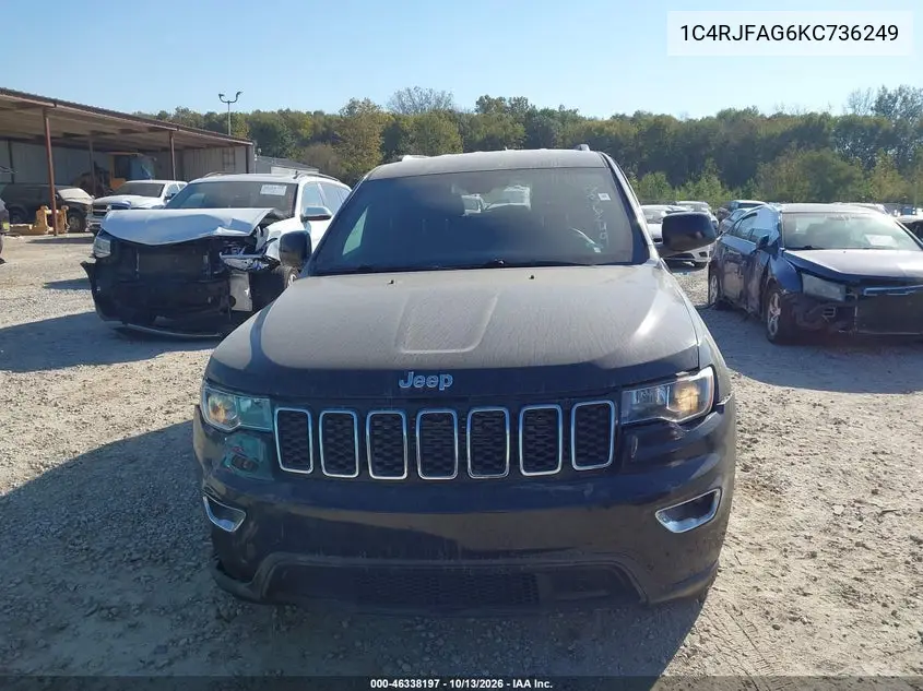 2019 JEEP GRAND CHEROKEE VIN 1C4RJFAG6KC736249 — фото 12