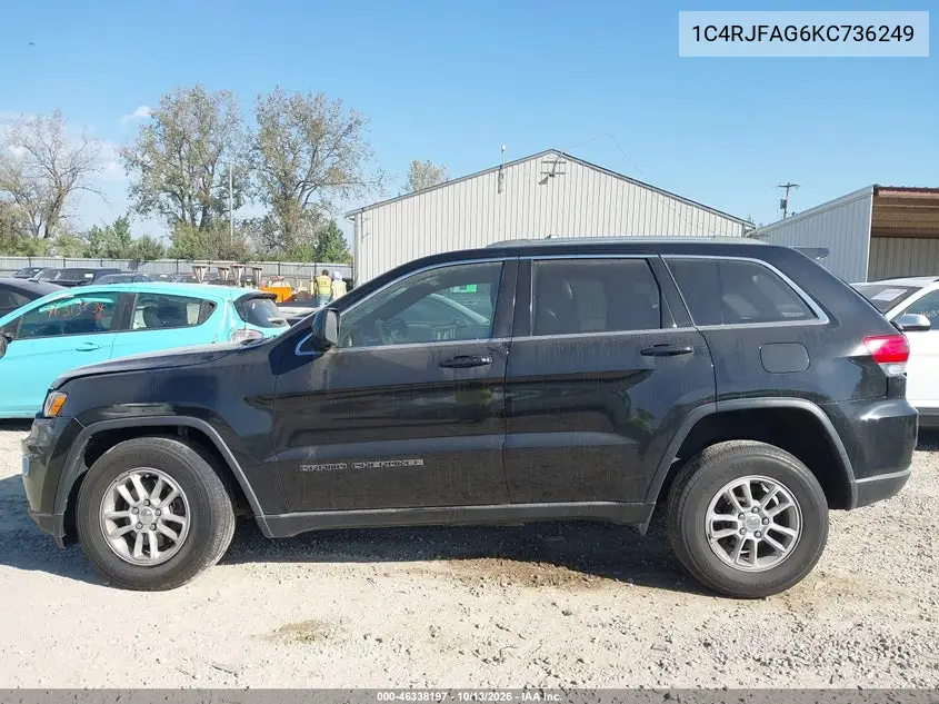 2019 JEEP GRAND CHEROKEE VIN 1C4RJFAG6KC736249 — фото 14
