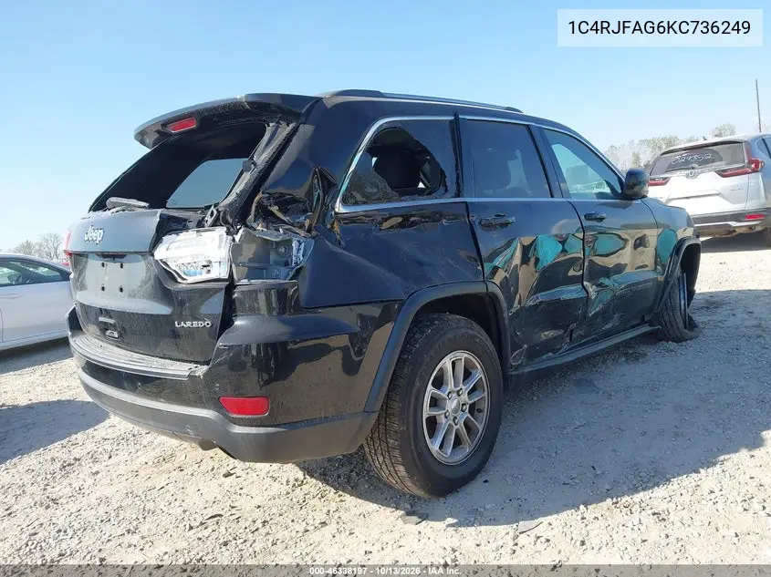 2019 JEEP GRAND CHEROKEE VIN 1C4RJFAG6KC736249 — фото 4