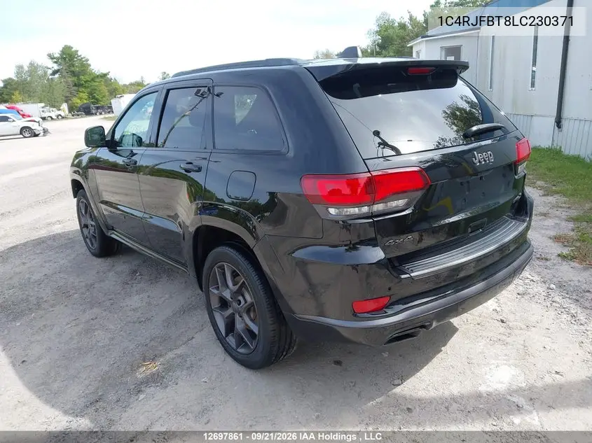 2020 JEEP GRAND CHEROKEE VIN 1C4RJFBT8LC230371 — фото 3