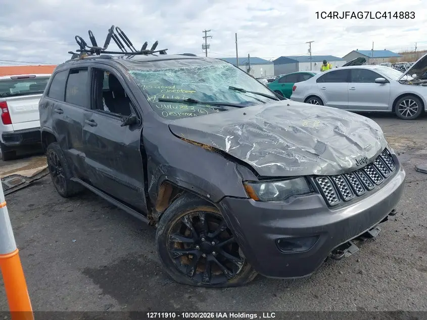 JEEP GRAND CHEROKEE 2020, VIN 1C4RJFAG7LC414883