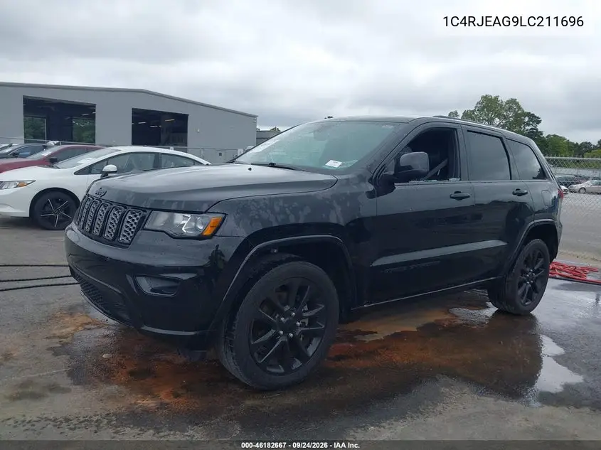 2020 JEEP GRAND CHEROKEE VIN 1C4RJEAG9LC211696 — фото 2