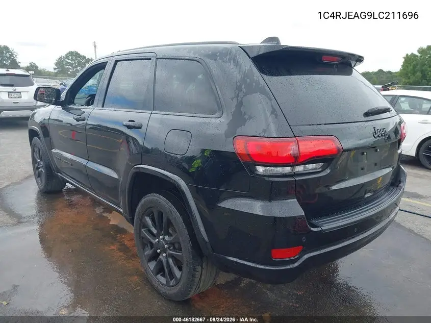 2020 JEEP GRAND CHEROKEE VIN 1C4RJEAG9LC211696 — фото 3