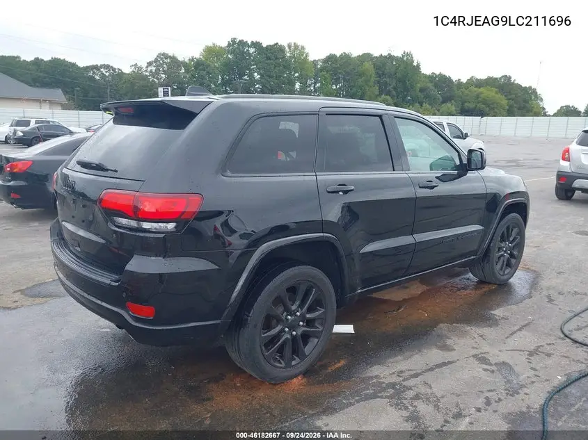 2020 JEEP GRAND CHEROKEE VIN 1C4RJEAG9LC211696 — фото 4