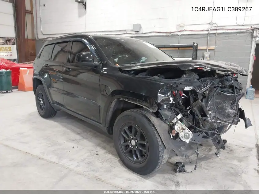 JEEP GRAND CHEROKEE 2020, VIN 1C4RJFAG1LC389267