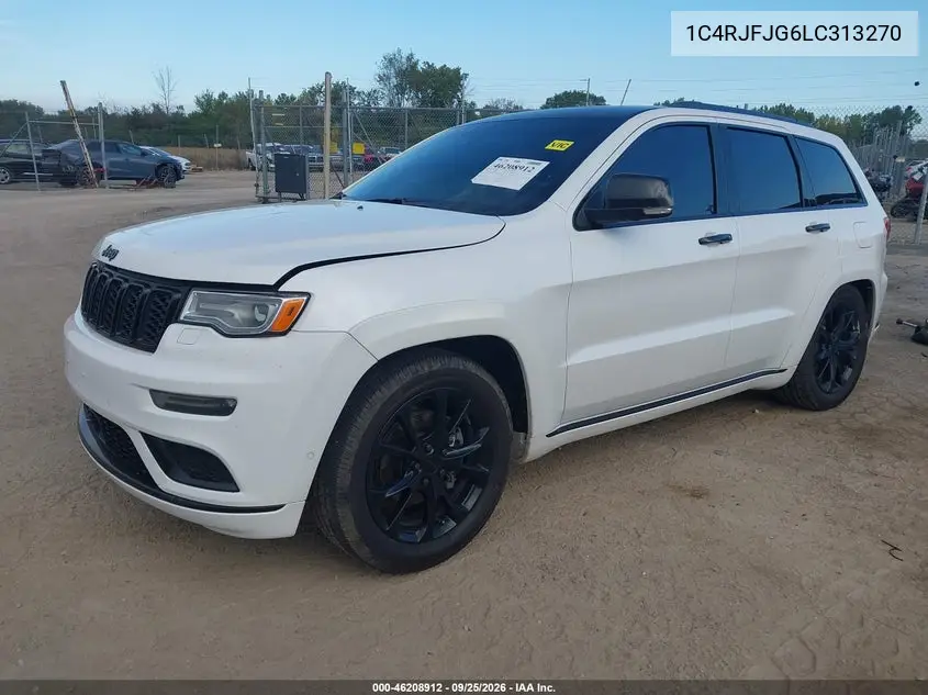 2020 JEEP GRAND CHEROKEE VIN 1C4RJFJG6LC313270 — фото 2
