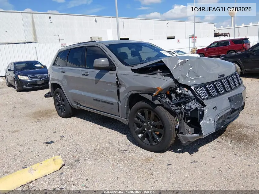 JEEP GRAND CHEROKEE 2020, VIN 1C4RJEAG1LC203026