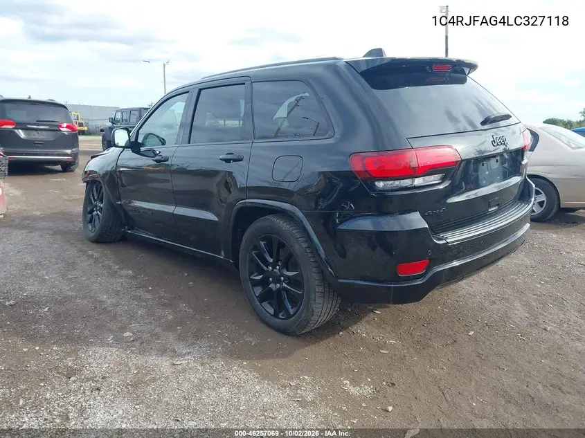 2020 JEEP GRAND CHEROKEE VIN 1C4RJFAG4LC327118 — фото 3