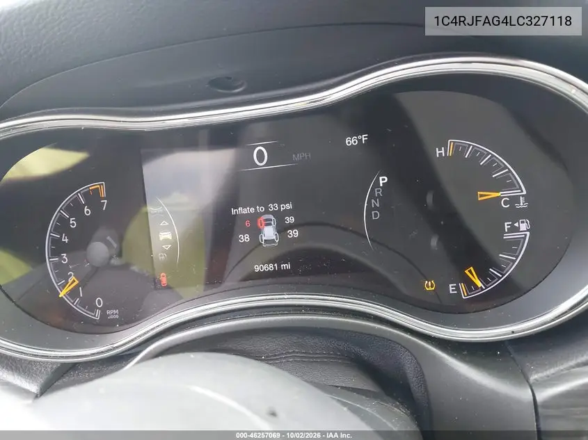 2020 JEEP GRAND CHEROKEE VIN 1C4RJFAG4LC327118 — фото 7