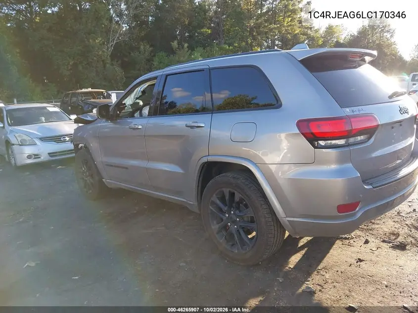 2020 JEEP GRAND CHEROKEE VIN 1C4RJEAG6LC170346 — фото 3