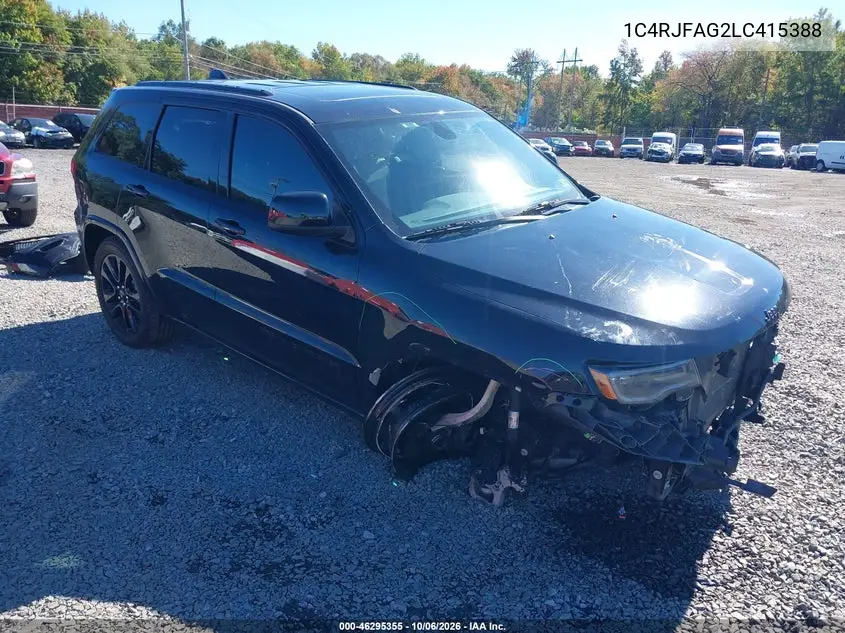JEEP GRAND CHEROKEE 2020, VIN 1C4RJFAG2LC415388