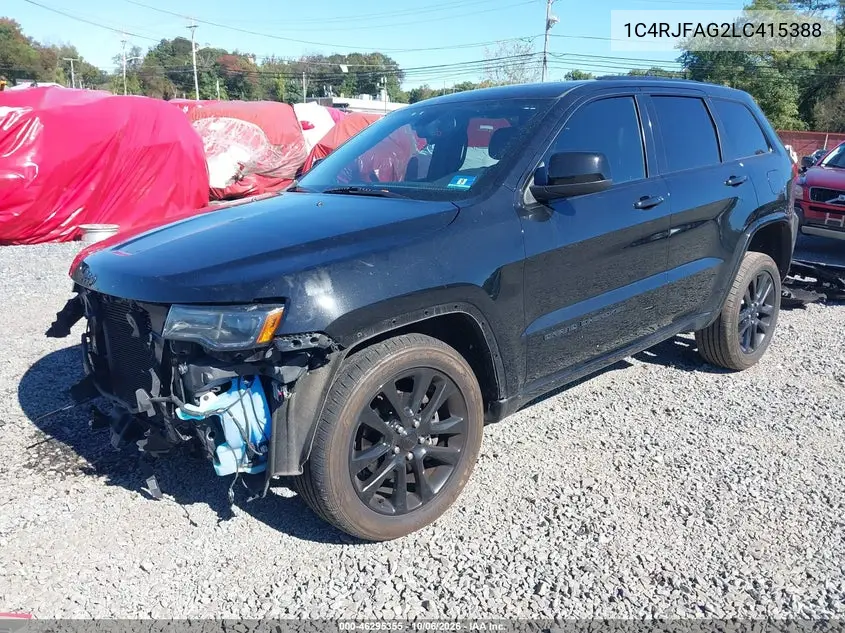 2020 JEEP GRAND CHEROKEE VIN 1C4RJFAG2LC415388 — фото 2