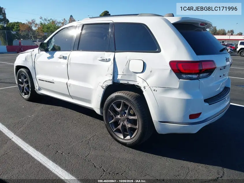 2020 JEEP GRAND CHEROKEE VIN 1C4RJEBG8LC171996 — фото 3