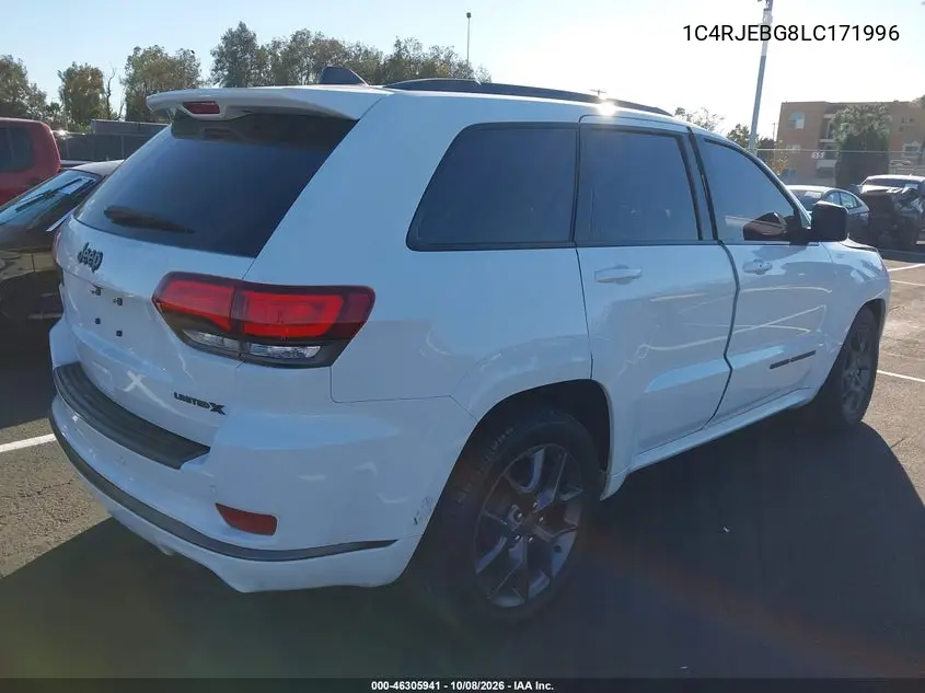 2020 JEEP GRAND CHEROKEE VIN 1C4RJEBG8LC171996 — фото 4