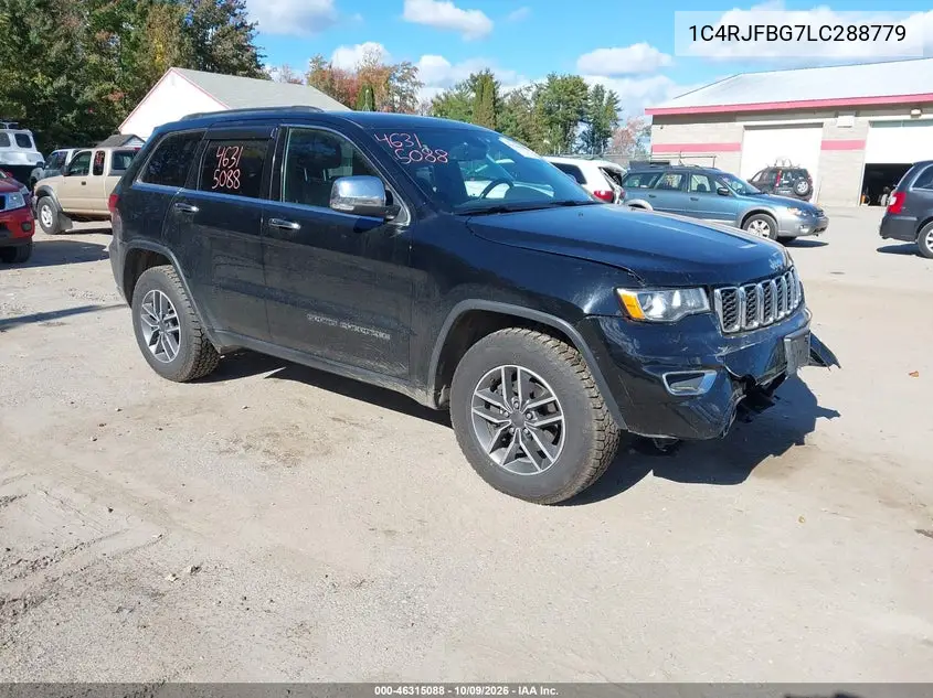 JEEP GRAND CHEROKEE 2020, VIN 1C4RJFBG7LC288779