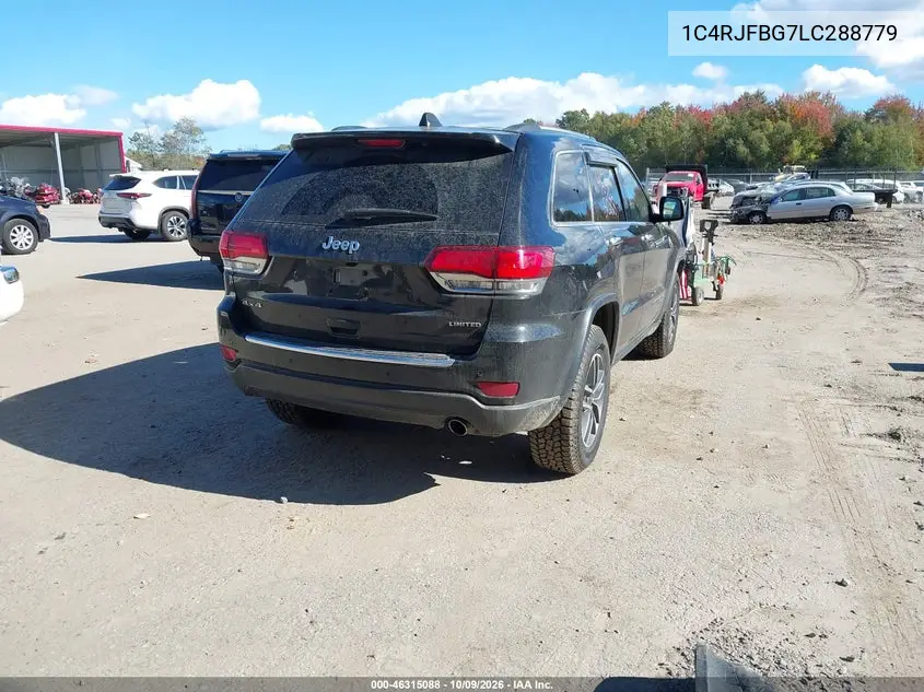 2020 JEEP GRAND CHEROKEE VIN 1C4RJFBG7LC288779 — фото 4