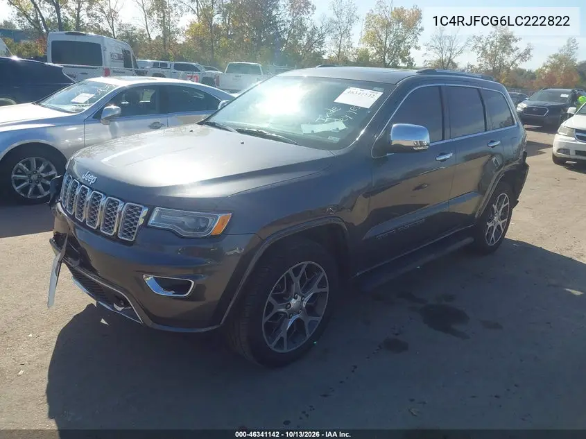 2020 JEEP GRAND CHEROKEE VIN 1C4RJFCG6LC222822 — фото 2