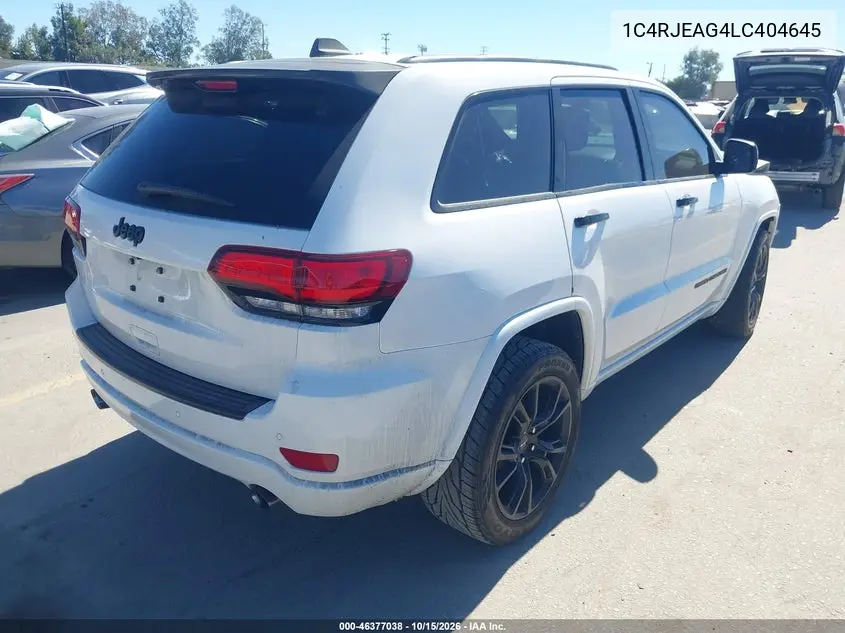 2020 JEEP GRAND CHEROKEE VIN 1C4RJEAG4LC404645 — фото 4