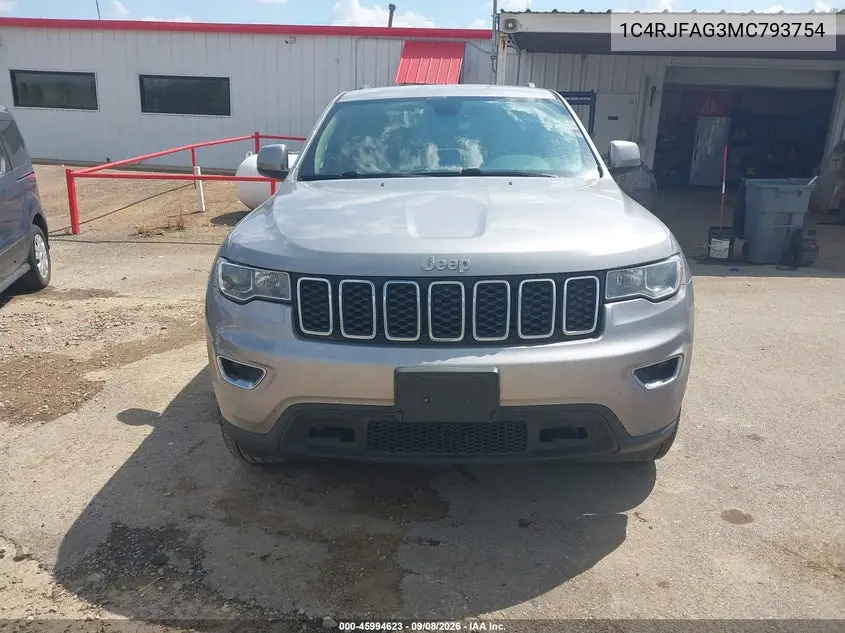2021 JEEP GRAND CHEROKEE VIN 1C4RJFAG3MC793754 — фото 14
