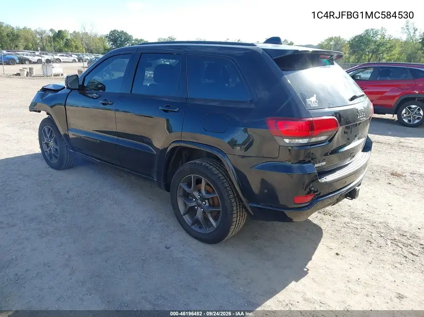 2021 JEEP GRAND CHEROKEE VIN 1C4RJFBG1MC584530 — фото 3