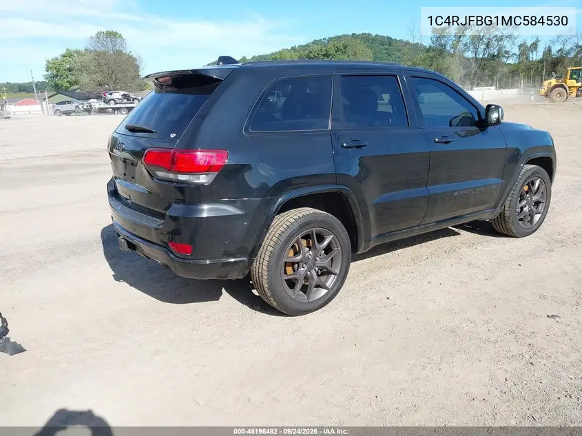 2021 JEEP GRAND CHEROKEE VIN 1C4RJFBG1MC584530 — фото 4