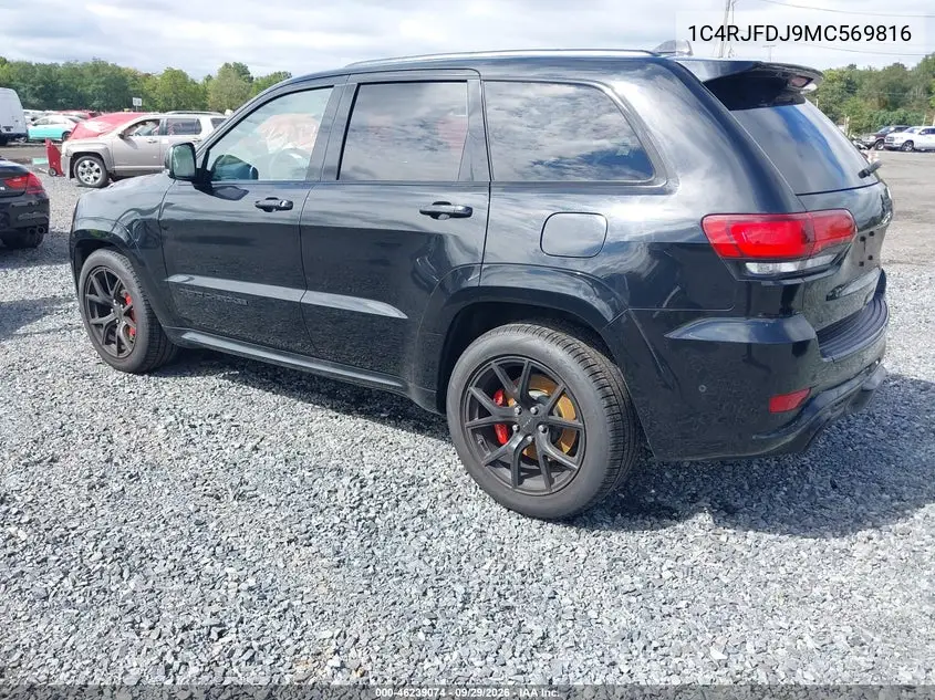 2021 JEEP GRAND CHEROKEE VIN 1C4RJFDJ9MC569816 — фото 3