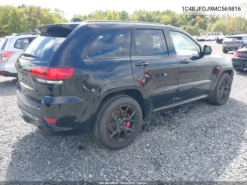 2021 JEEP GRAND CHEROKEE VIN 1C4RJFDJ9MC569816 — фото 4