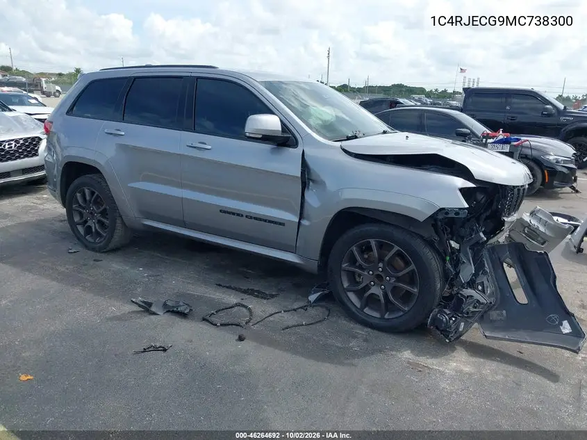 JEEP GRAND CHEROKEE 2021, VIN 1C4RJECG9MC738300