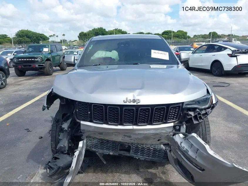 2021 JEEP GRAND CHEROKEE VIN 1C4RJECG9MC738300 — фото 11