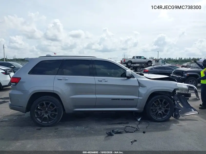 2021 JEEP GRAND CHEROKEE VIN 1C4RJECG9MC738300 — фото 12