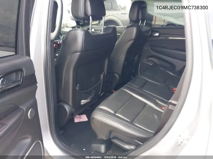2021 JEEP GRAND CHEROKEE VIN 1C4RJECG9MC738300 — фото 8