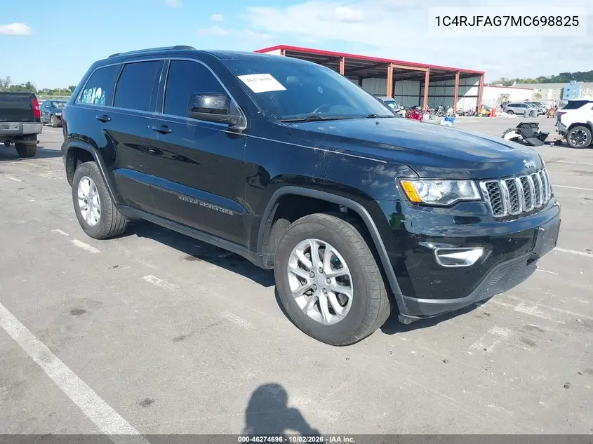JEEP GRAND CHEROKEE 2021, VIN 1C4RJFAG7MC698825
