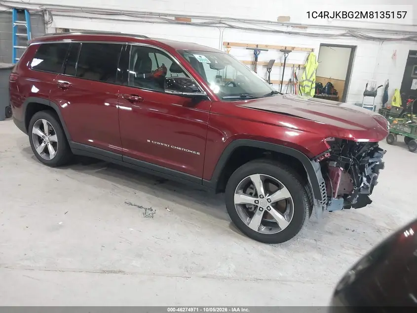 JEEP GRAND CHEROKEE 2021, VIN 1C4RJKBG2M8135157