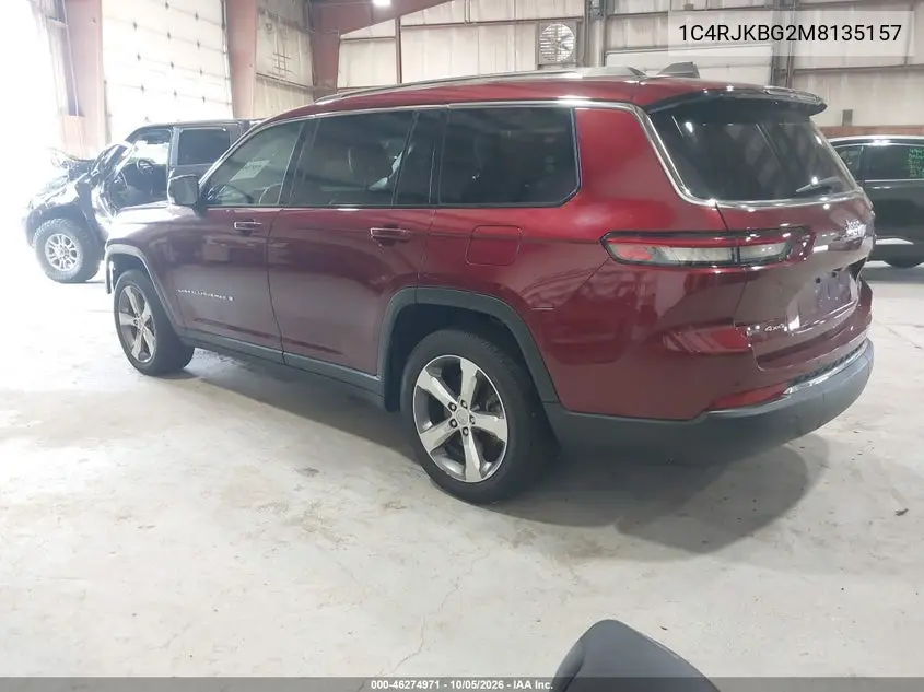 2021 JEEP GRAND CHEROKEE VIN 1C4RJKBG2M8135157 — фото 3