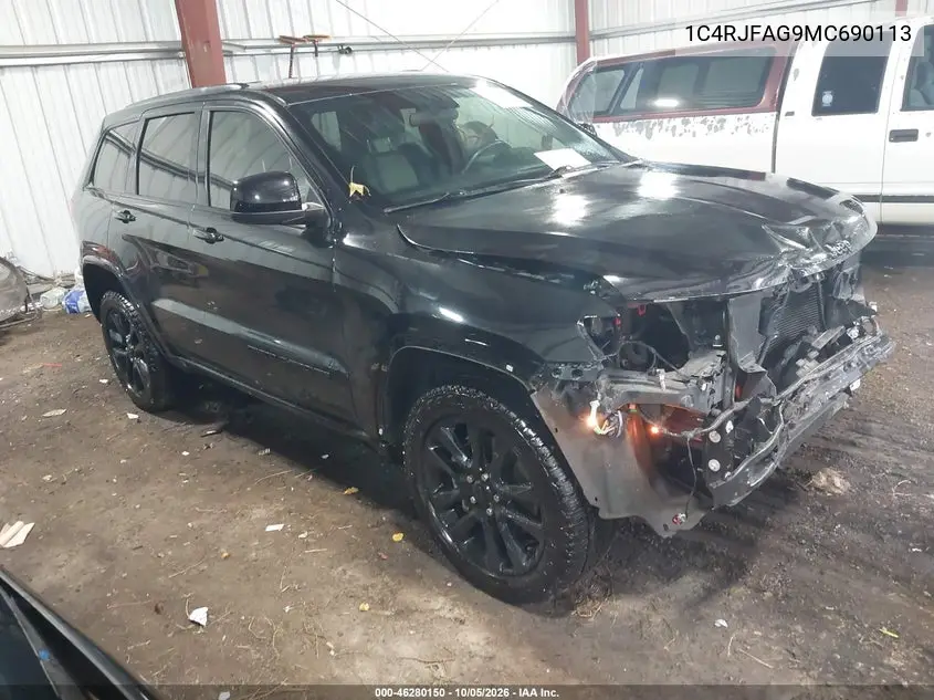 JEEP GRAND CHEROKEE 2021, VIN 1C4RJFAG9MC690113