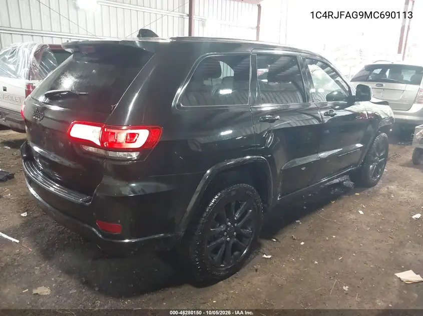 2021 JEEP GRAND CHEROKEE VIN 1C4RJFAG9MC690113 — фото 4