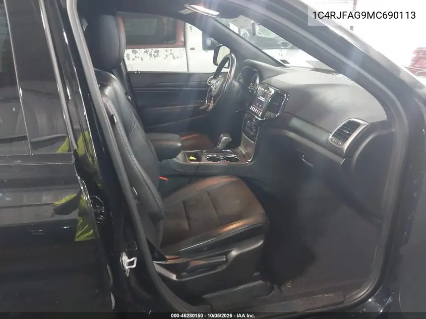 2021 JEEP GRAND CHEROKEE VIN 1C4RJFAG9MC690113 — фото 5