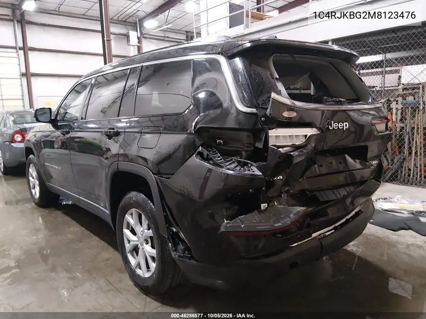 2021 JEEP GRAND CHEROKEE VIN 1C4RJKBG2M8123476 — фото 3
