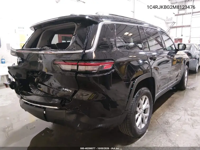 2021 JEEP GRAND CHEROKEE VIN 1C4RJKBG2M8123476 — фото 4