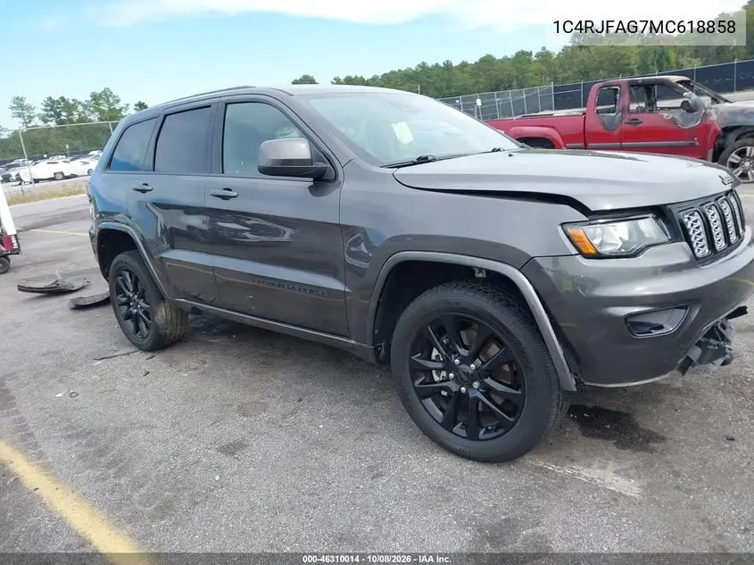 JEEP GRAND CHEROKEE 2021, VIN 1C4RJFAG7MC618858